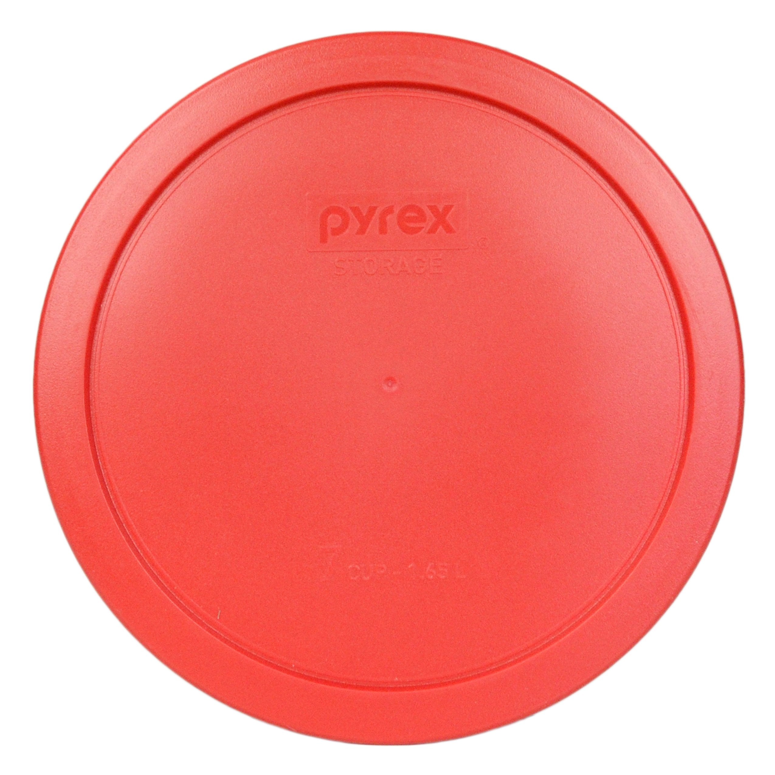 Tapa Pyrex roja de plástico, compatible con 7402 y 7203, apta para microondas