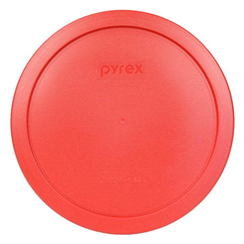Tapa Pyrex roja de plástico, compatible con 7402 y 7203, apta para microondas