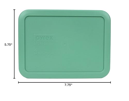 Tapas Pyrex hechas en EEUU, libres de BPA para almacenamiento seguro.