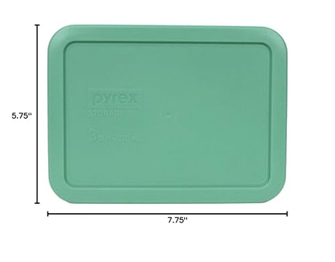 Tapas Pyrex hechas en EEUU, libres de BPA para almacenamiento seguro.