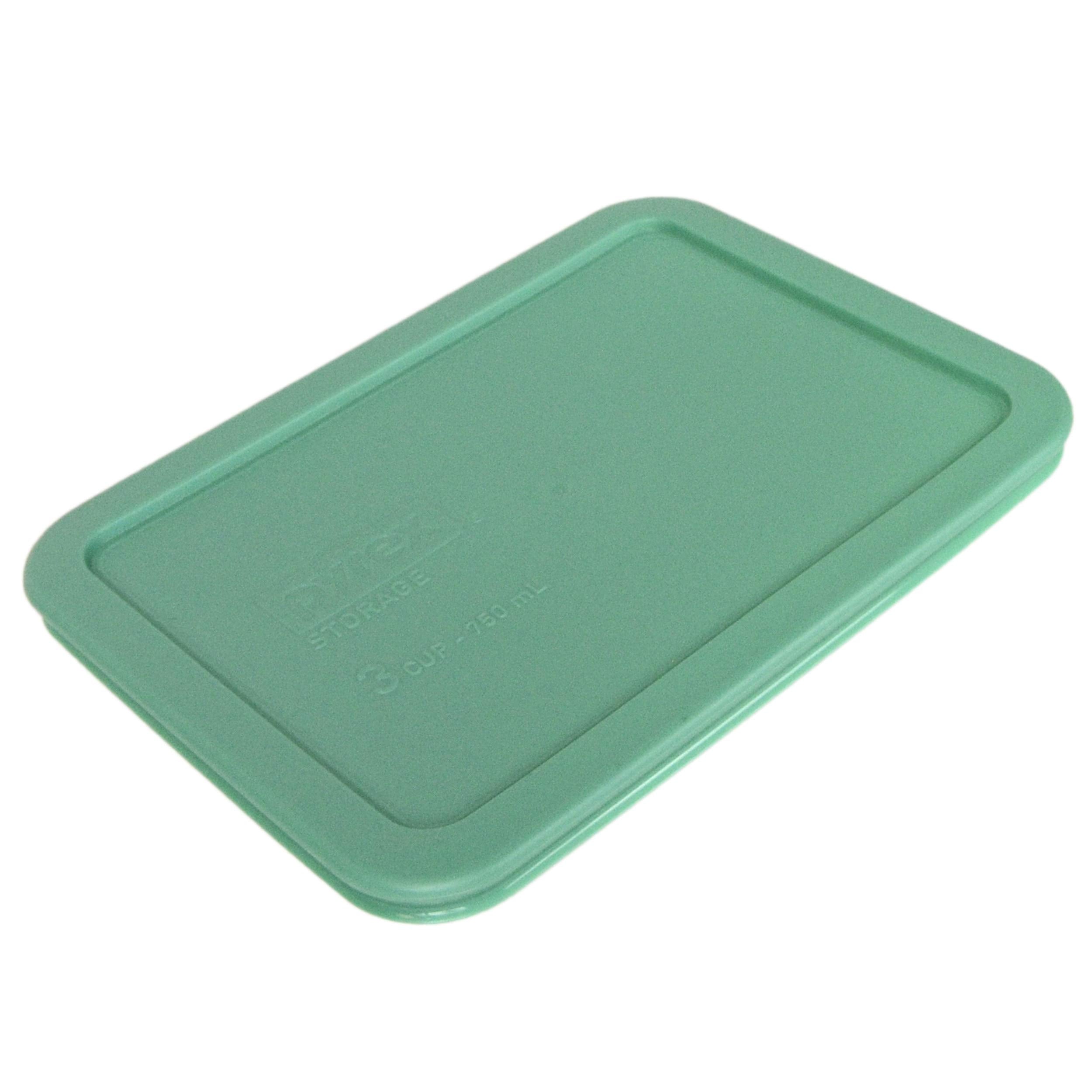 Tapas Pyrex verde claro no absorben olores ni sabores, manteniendo frescura.