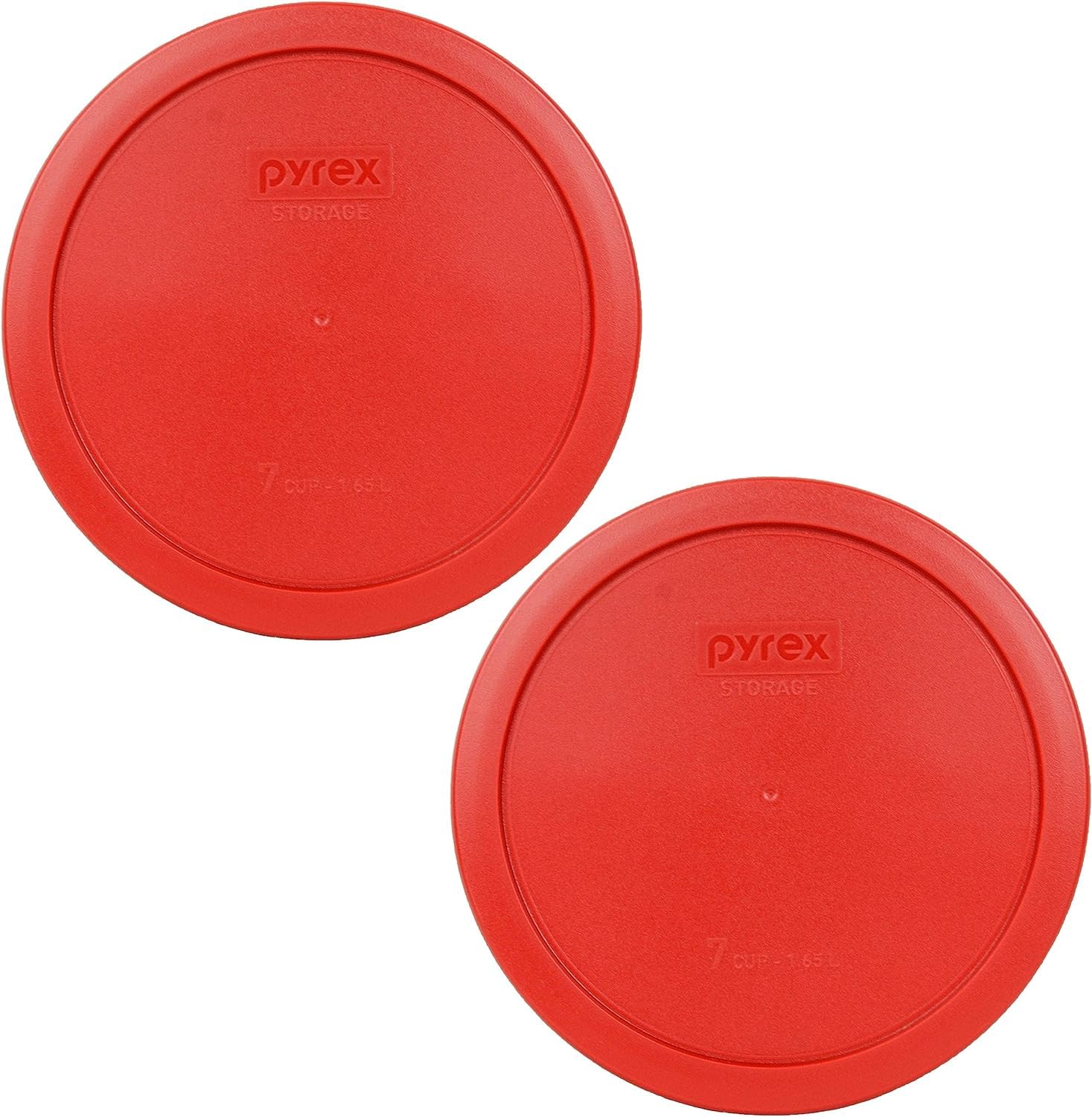 Tapa de Pyrex de plástico sin BPA para 6-7 tazas, apta para refrigerar y congelar.
