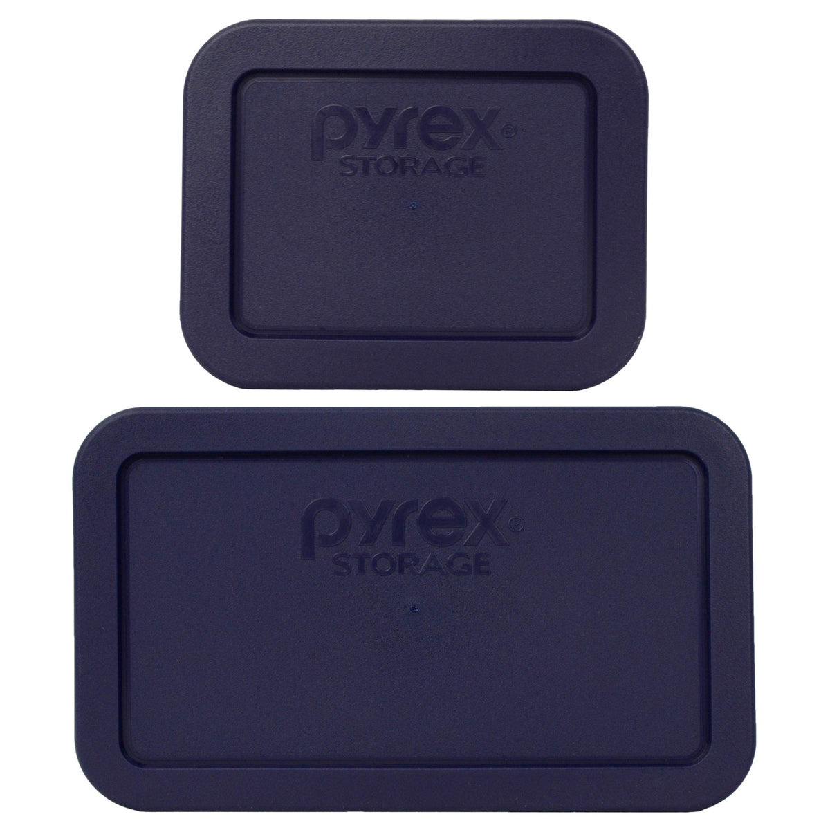 Tapas azul Pyrex 7213-7214 para conservar alimentos frescos en refrigerador
