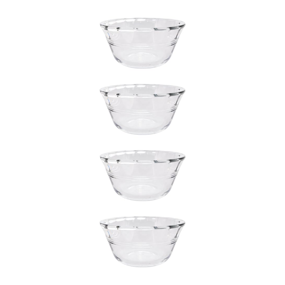 Pyrex tazas de flan 6 onzas, aptas para lavavajillas para un cuidado sencillo.