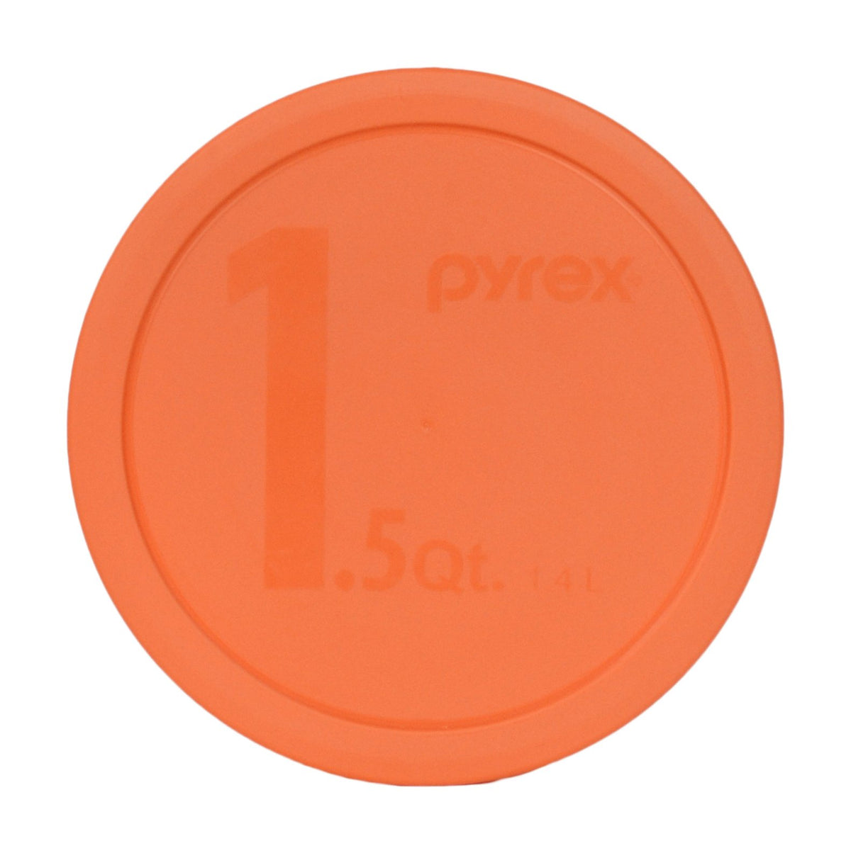 Pyrex tazón de mezcla 1.5 qt con tapa naranja, ideal para almacenar y enfriar