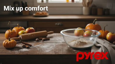 Pyrex tazón de vidrio claro para servir y presentar comidas