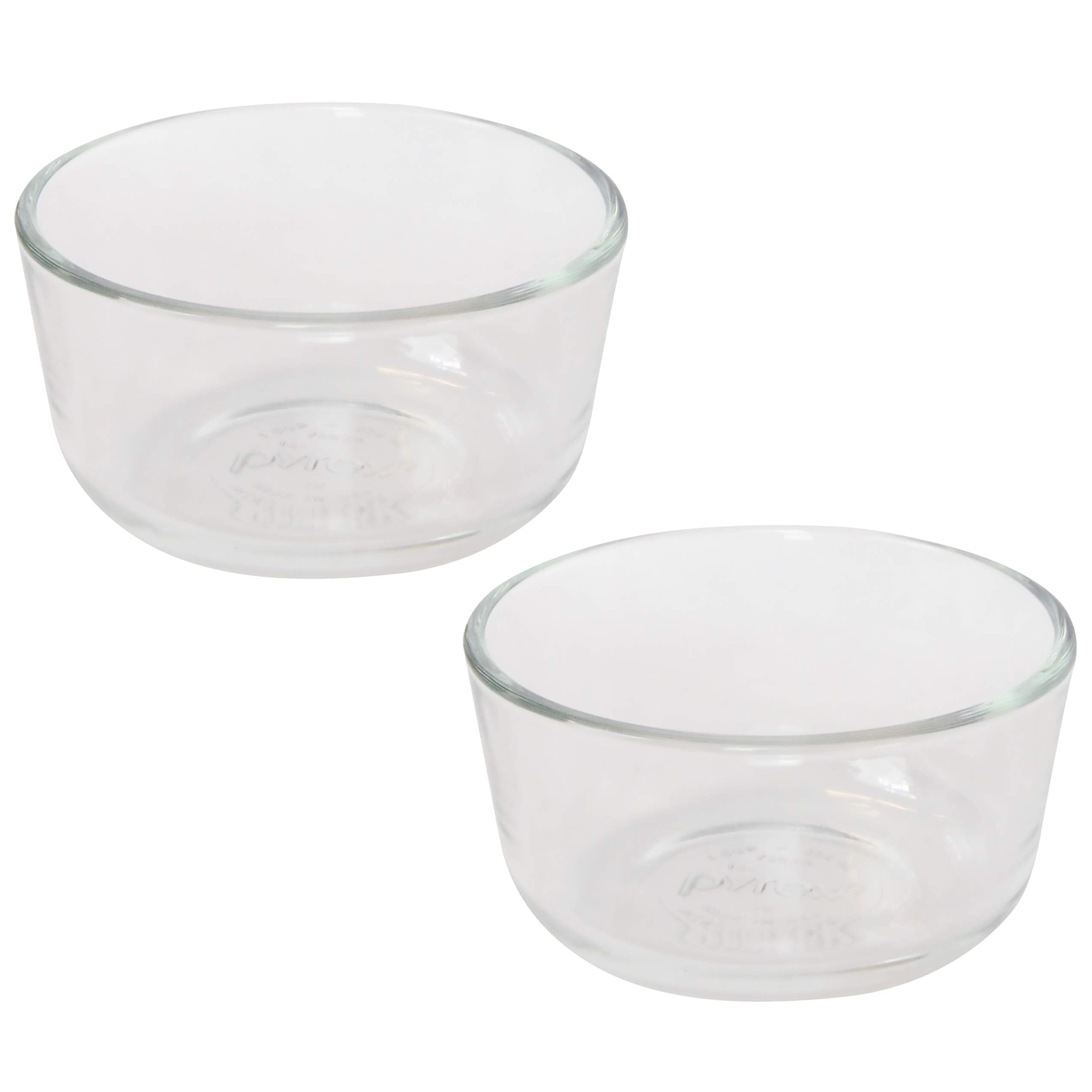 Pyrex tazón de vidrio de 1 taza para medir y servir, apto para microondas