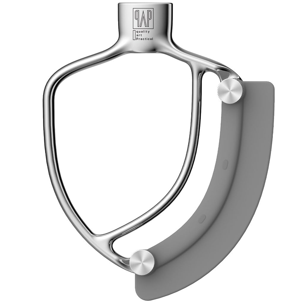qAp Flex Edge Beater Pro FEB6G, cabezal acero inoxidable para mezcla suave