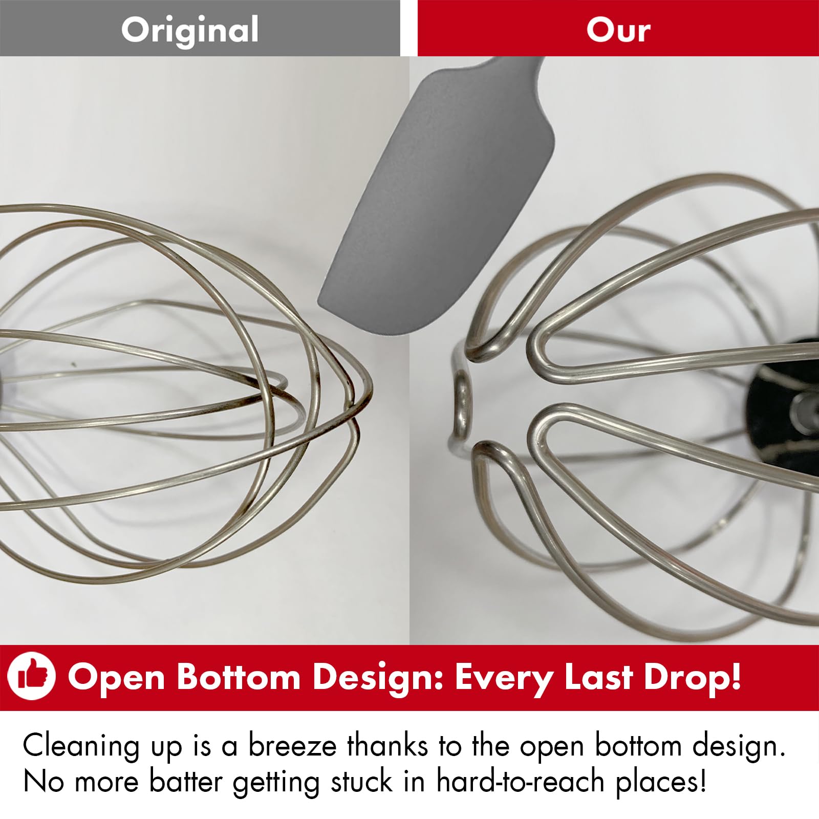qAp Quality Art Practical batidor compatible con modelos K5SS y KSM5; versatilidad.
