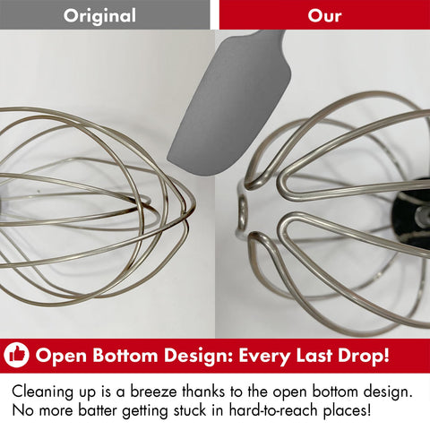 qAp Quality Art Practical batidor compatible con modelos K5SS y KSM5; versatilidad.