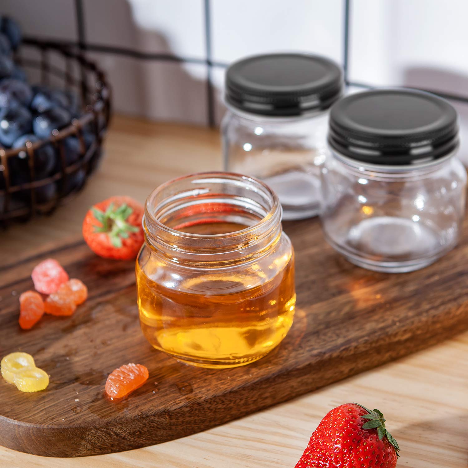 Frascos para mermeladas y dulces QAPPDA 8 oz.