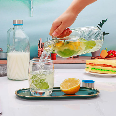 Jarra para bebidas caseras QAPPDA ideal para tés e infusiones.
