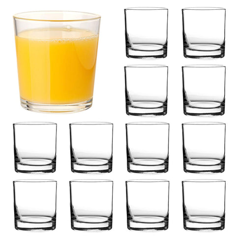 Vaso QAPPDA antiguo de 7 onzas frente, ideal para cócteles al estilo antiguo.