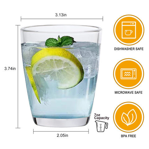 Vaso QAPPDA para zumos, duradero y ligero, ideal para uso diario.