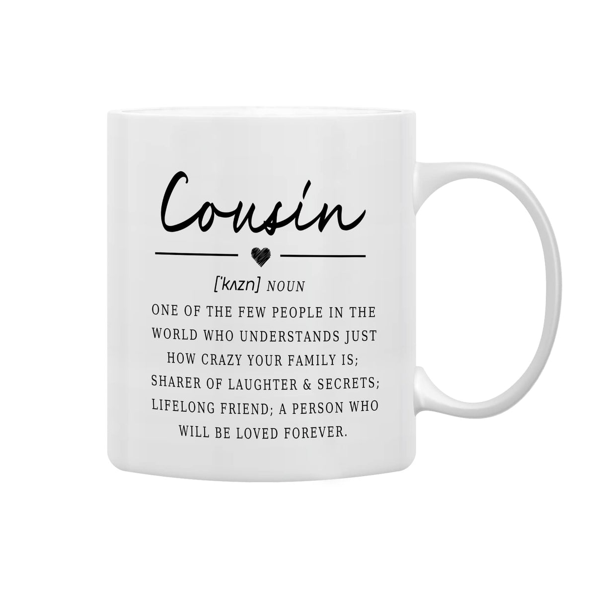Taza QASHWEY Definición Primo, frente: ideal para café diario y pausa matutina.