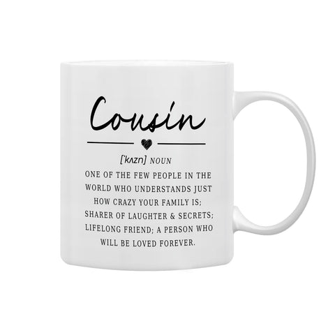 Taza QASHWEY Definición Primo, frente: ideal para café diario y pausa matutina.