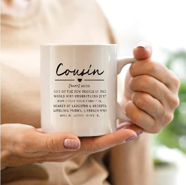 Taza QASHWEY Definición Primo, en mano: agarre cómodo para bebidas calientes.