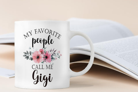 Taza QASHWEY Gigi, regalo ideal para abuelas y seres queridos.