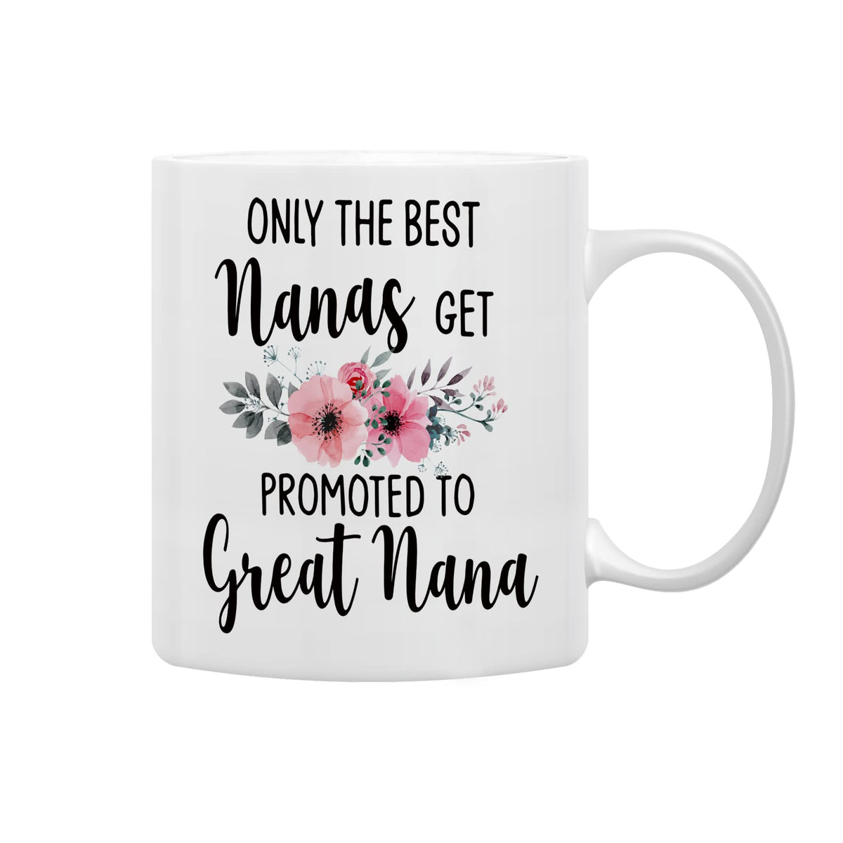 QASHWEY Nana 11oz, perfecta para café matutino y uso diario.