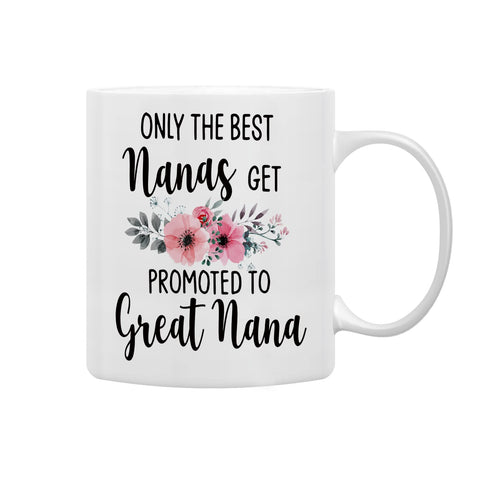 QASHWEY Nana 11oz, perfecta para café matutino y uso diario.