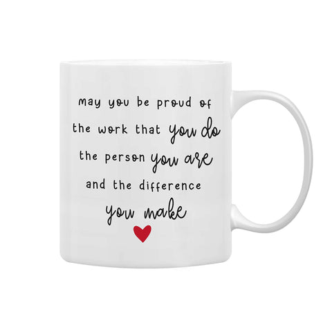 Taza QASHWEY cerámica con diseño de doble cara para uso diario.