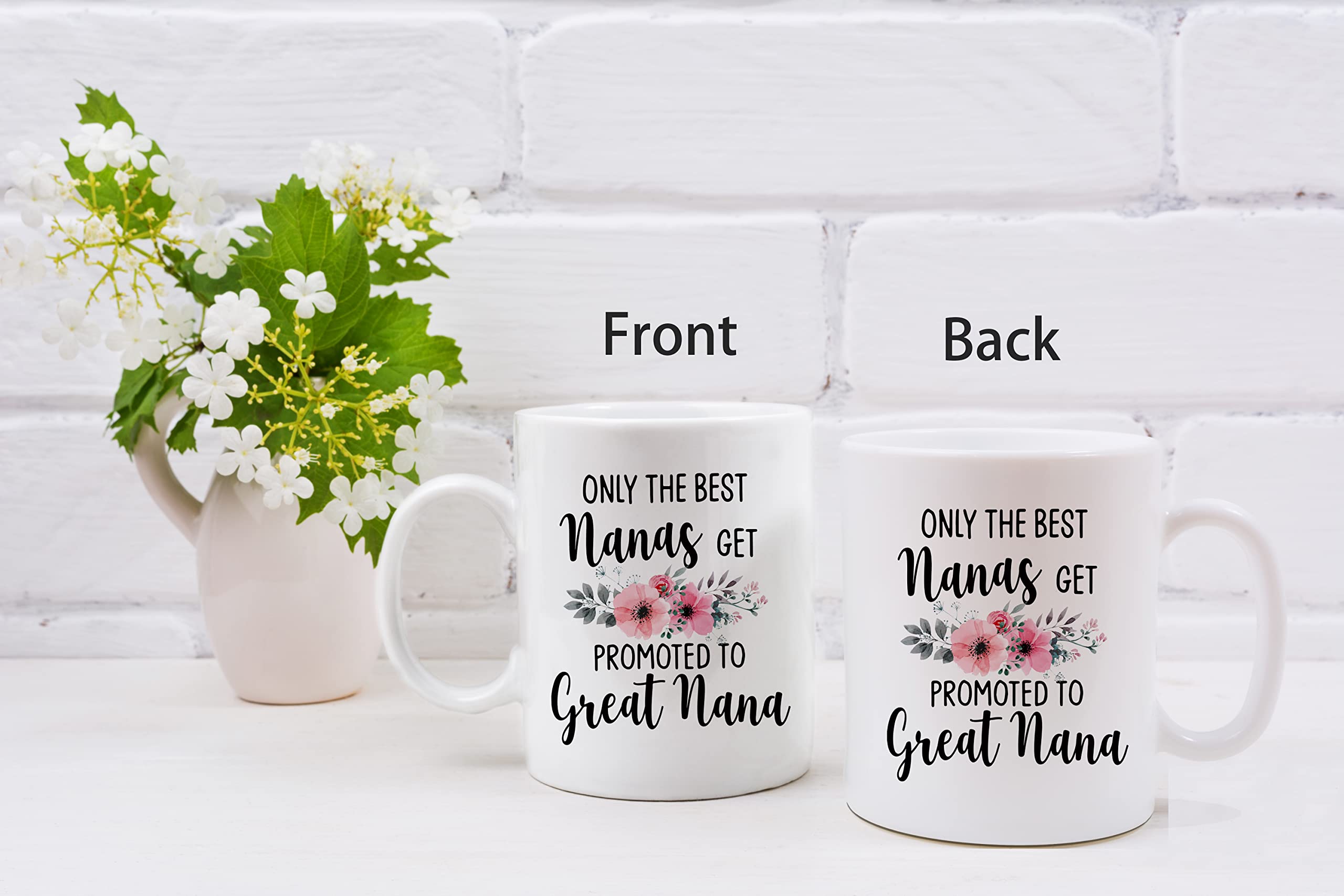 Taza de uso diario QASHWEY Nana para té o café.