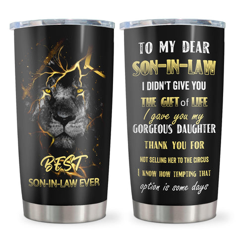 Tumbler Qatdey 20oz, regalo para yerno, ideal para bebidas frías al aire libre
