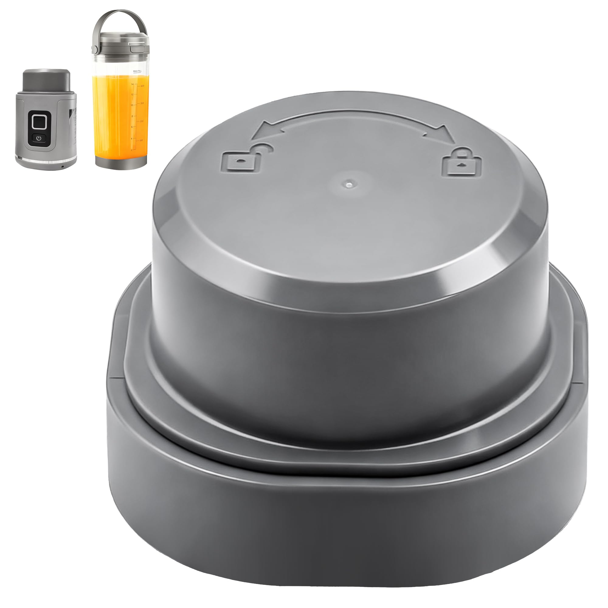QCCTPUU tapa-vaso de silicona para Ninja Blast Portátil, ajuste seguro BC100/BC151.