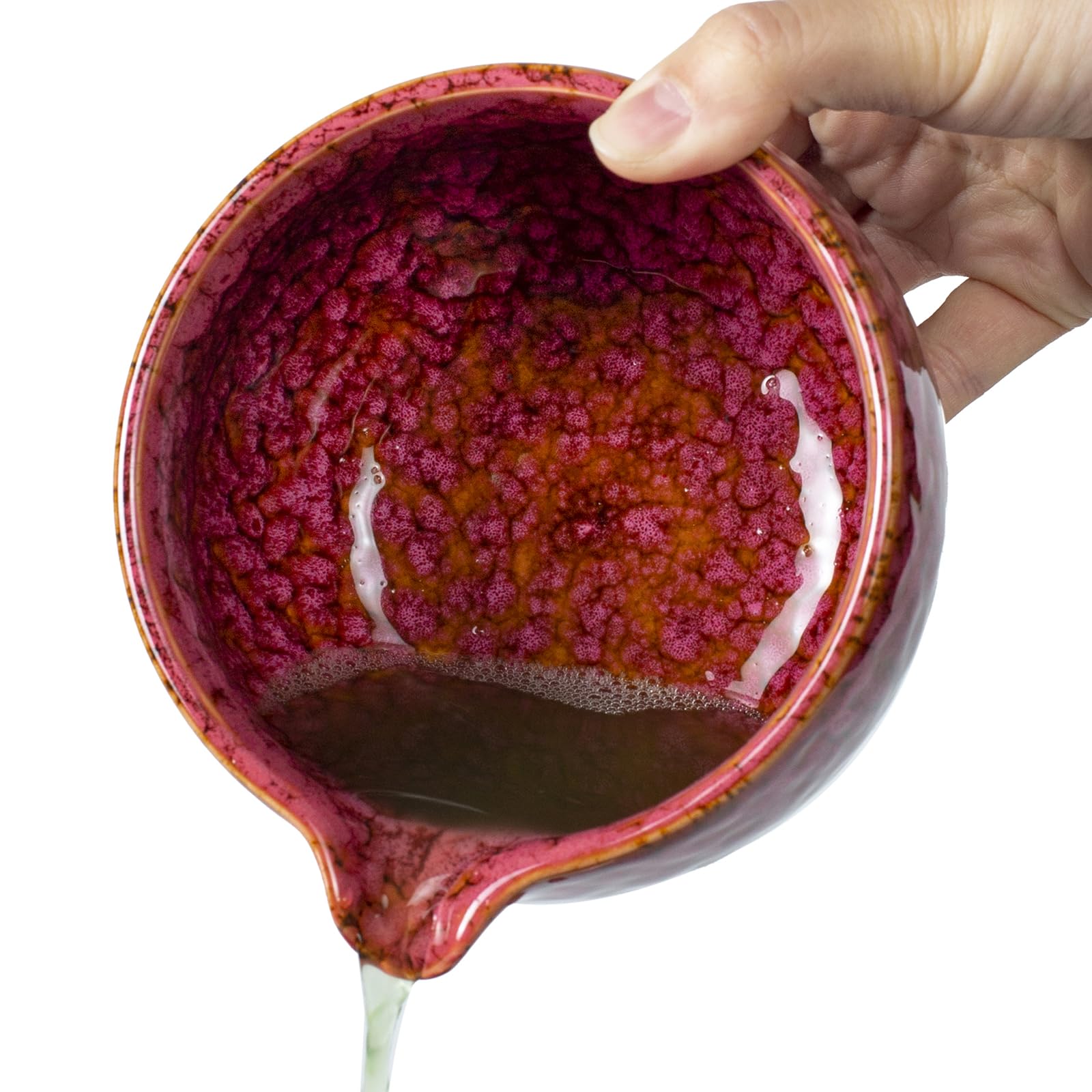 Cuenco ceremonial de cerámica para matcha de QDDTRAHCCLJZ, perfecto para ritual diario.