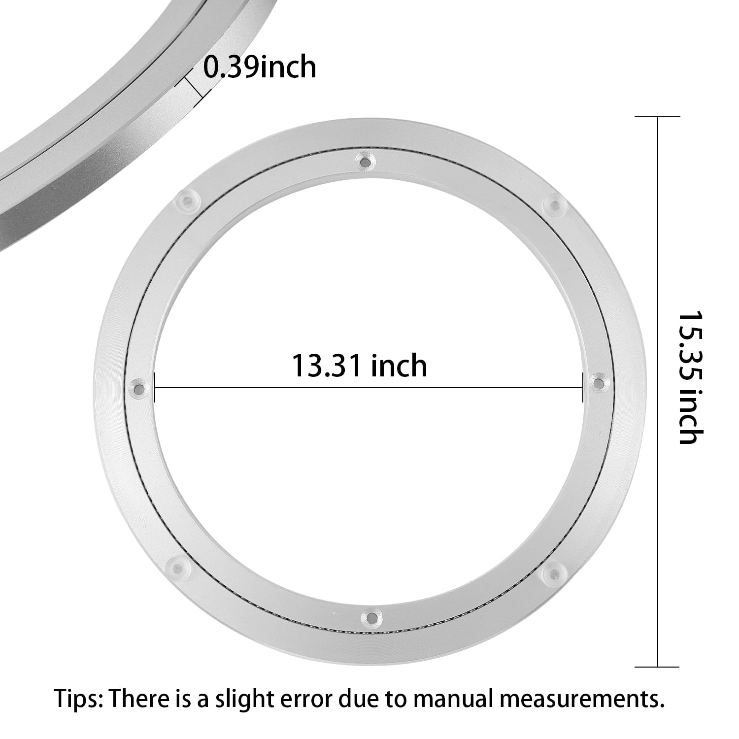QDiShi tallas 8–16 pulgadas permiten adaptar la mesa a su espacio.