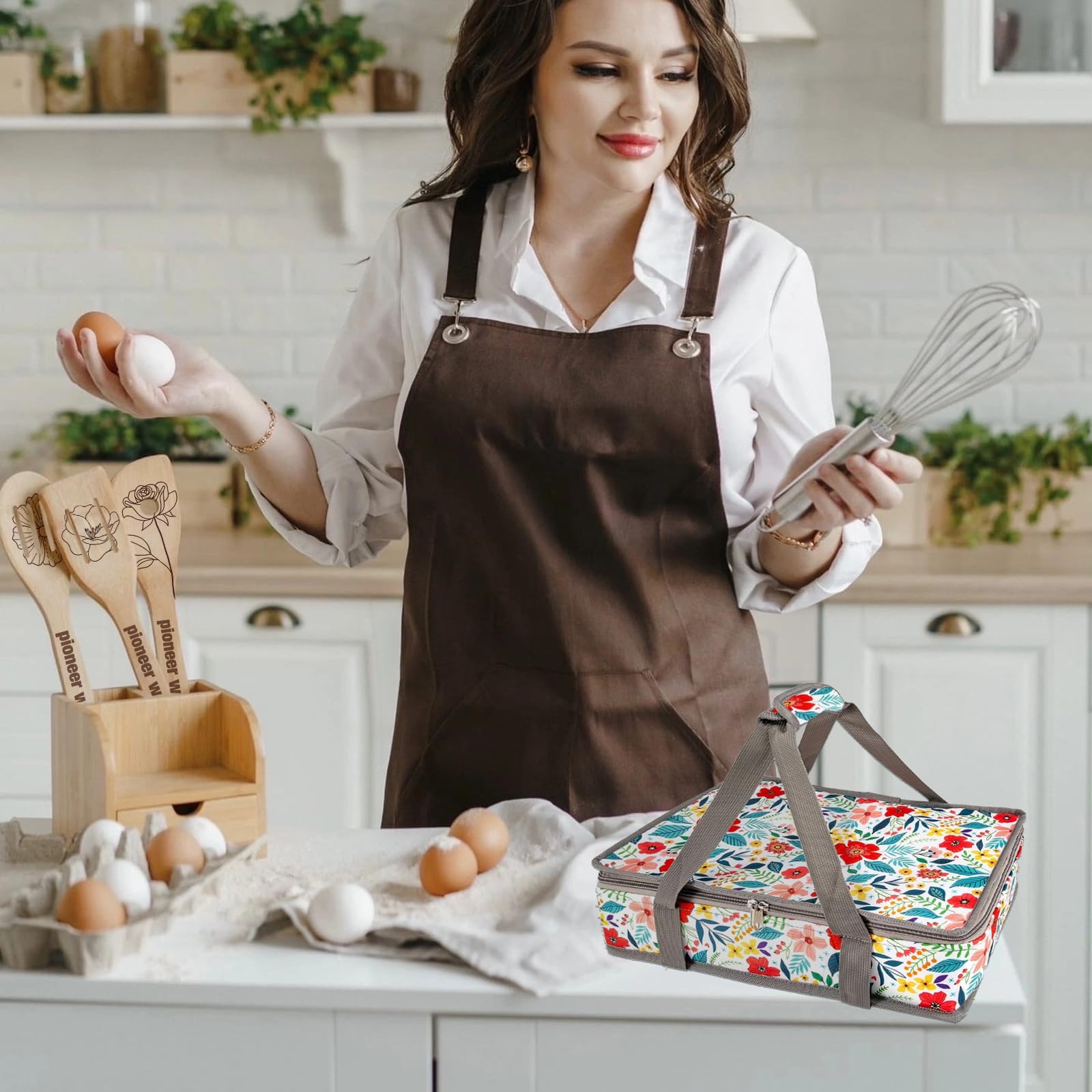 QEES bolsa para viaje, ideal para picnics y almacenamiento.