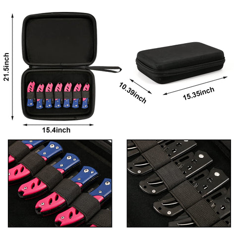 Estuche compacto de QEES cabrá en cajones y maletas para viajar ligero.