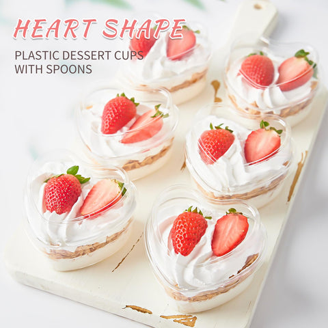 Copa postre para parfait, presentación ordenada y apilable.