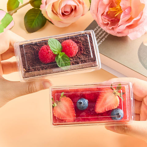 Vasos postre Qeirudu aptos para mousse, pudding y helados.