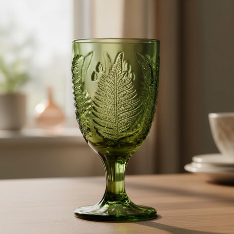 QELVIO conjunto de cuatro copas verdes, regalo ideal para casa.