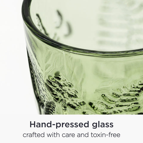 Vasos con textura profunda de QELVIO para una experiencia táctil.
