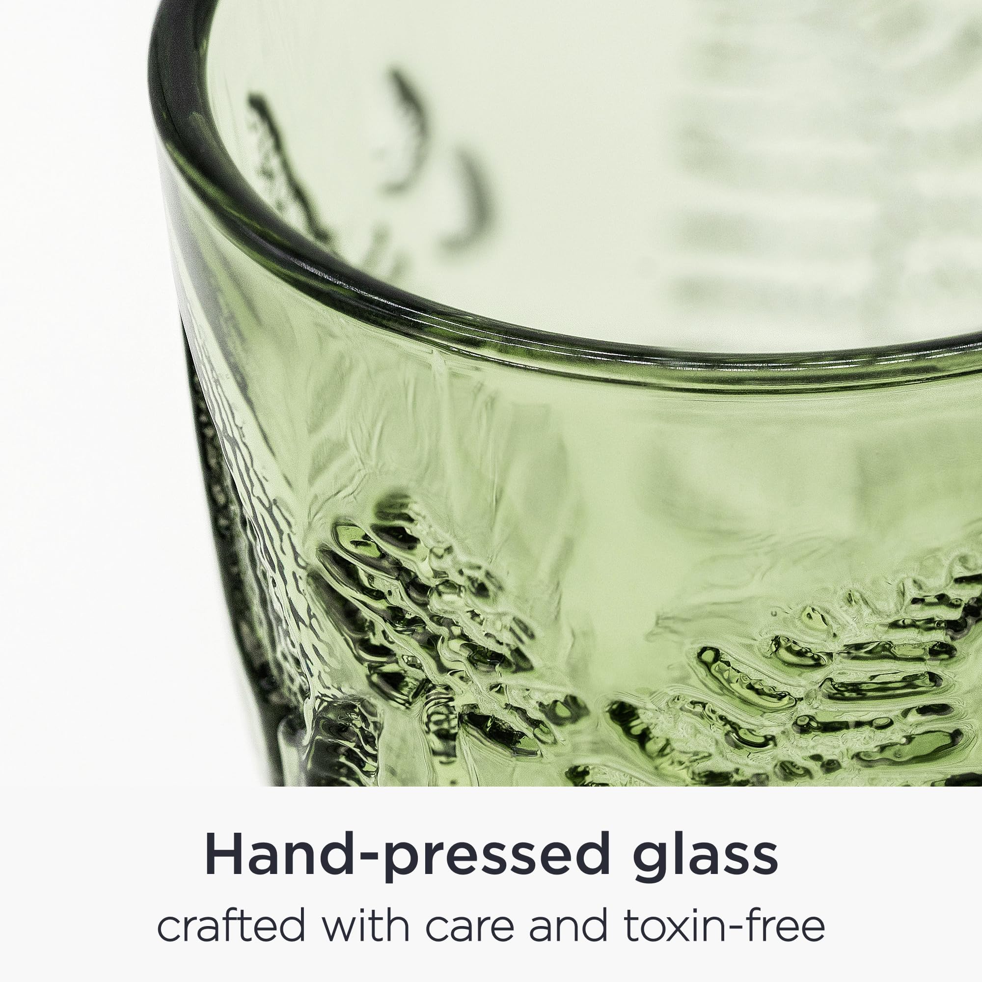 Vasos para diario y cócteles QELVIO, versátiles para la mesa