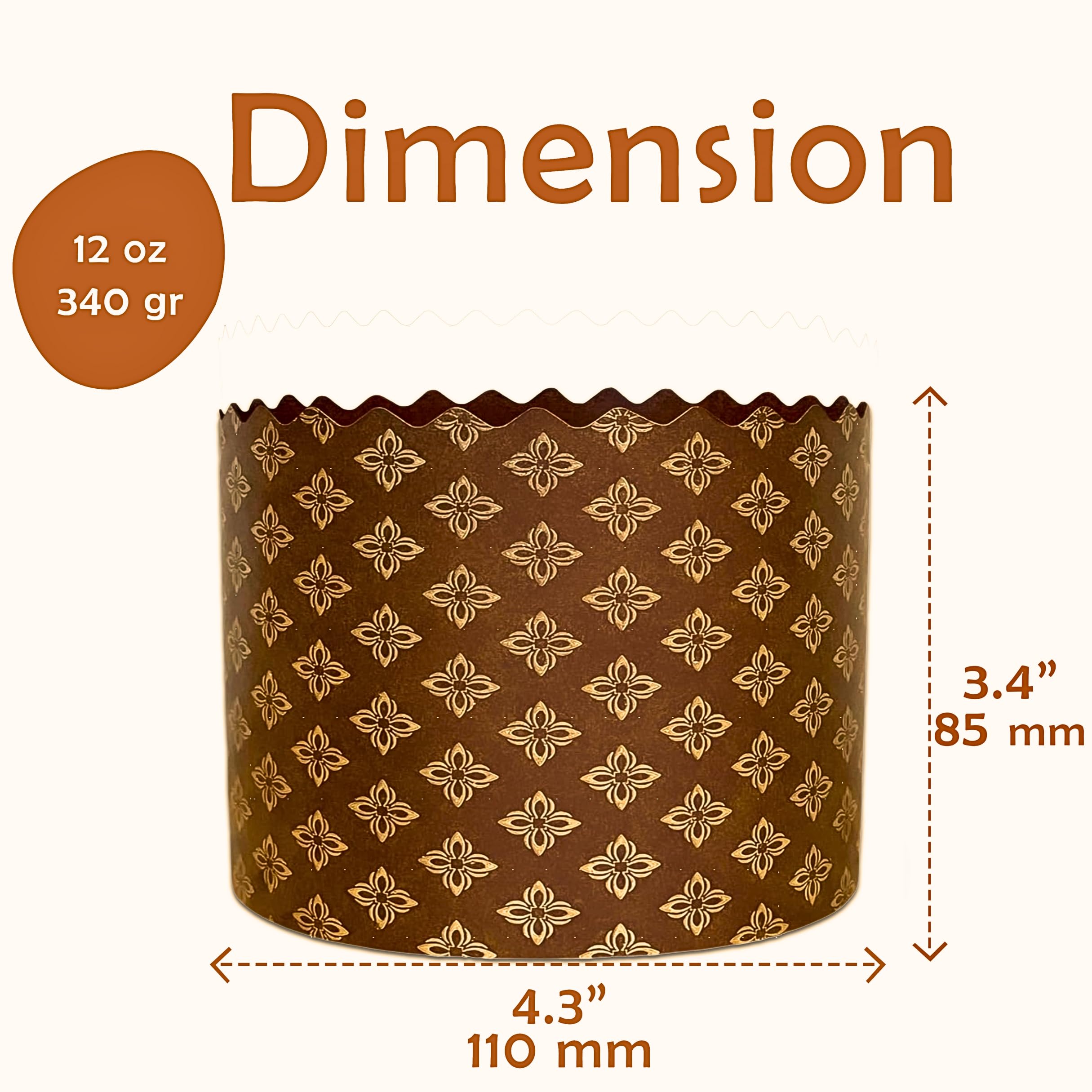 QG group diseño floral del molde para panettone en Pascua