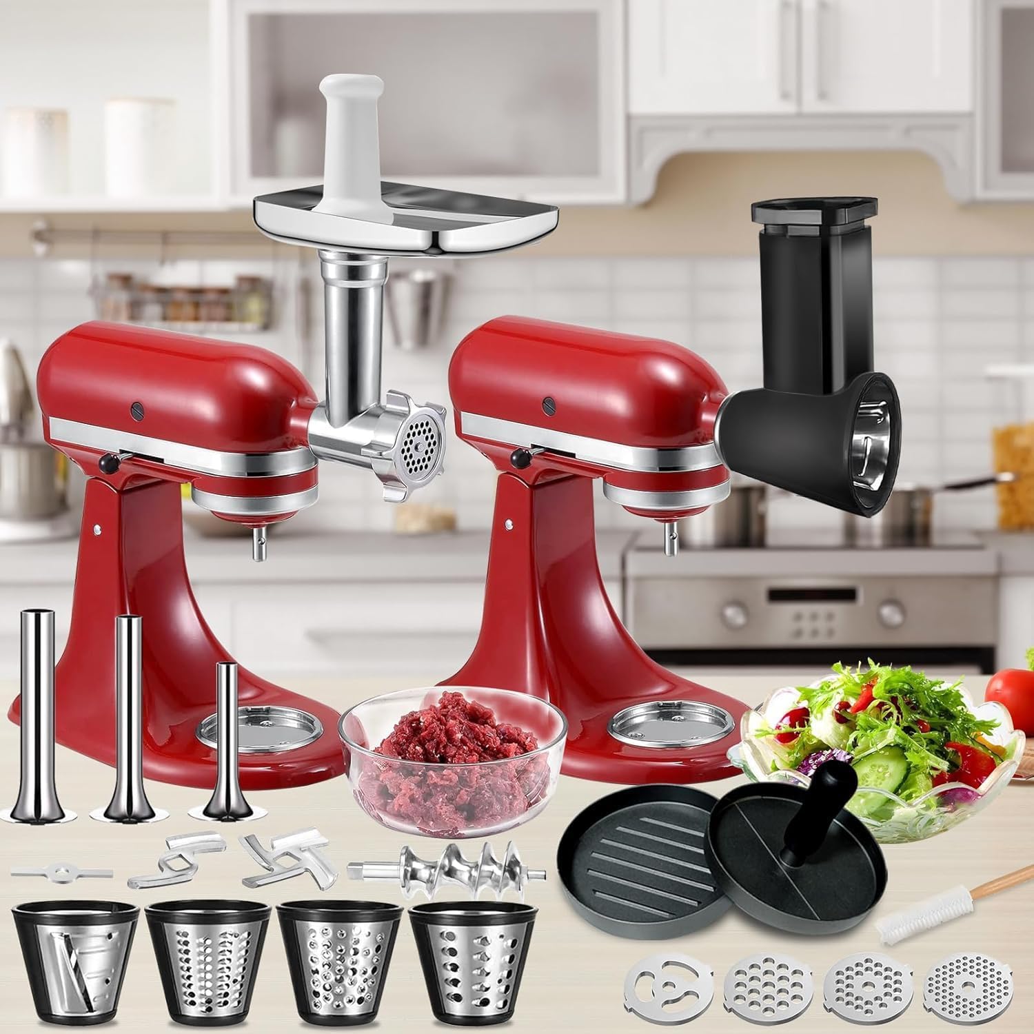 QHH rallador queso para KitchenAid, facilita rallar quesos.