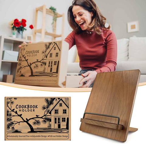 Qiang Ni diseño ergonómico para lectura prolongada en cocina.