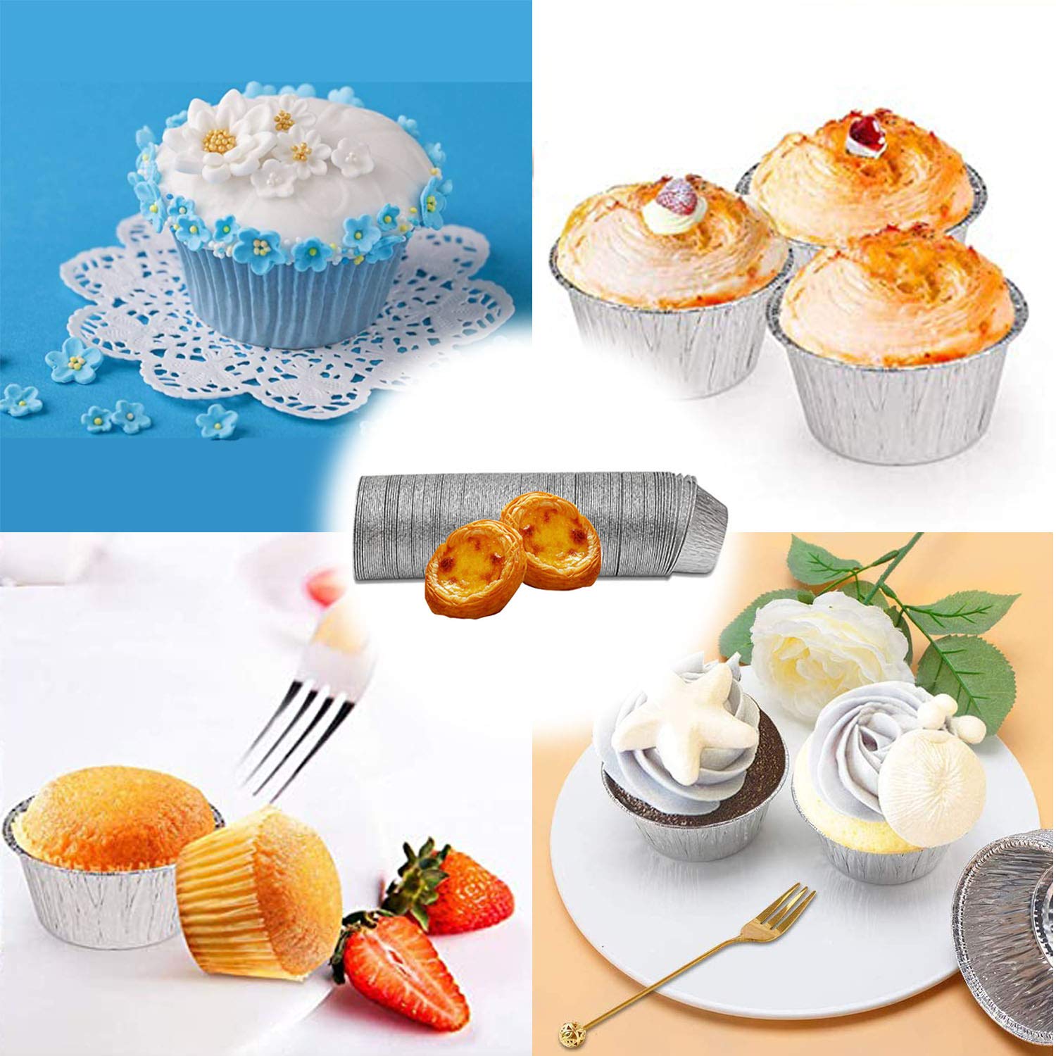 Exhibición de catering con ramequines desechables Qicfrk