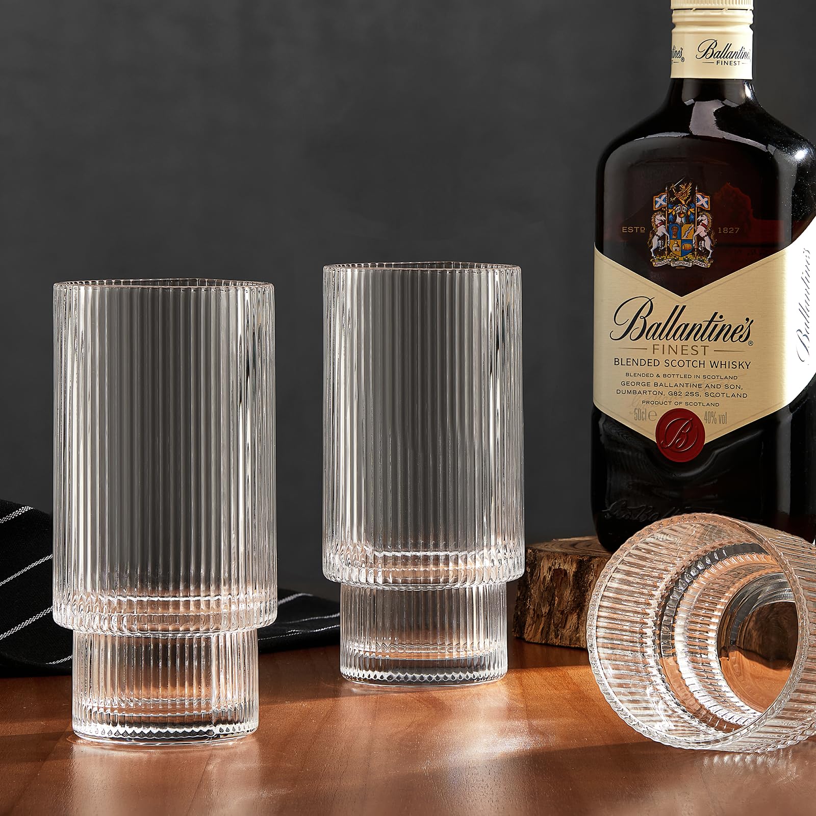 Qipecedm cristal resistente lavavajillas 16oz, fácil limpieza.