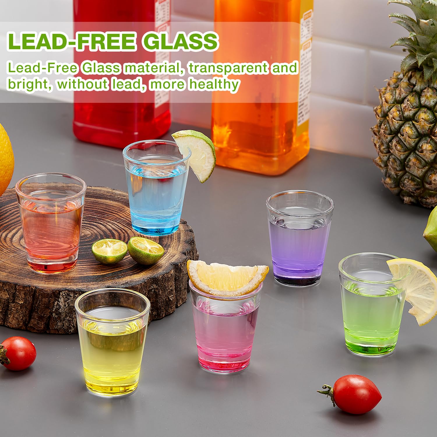 Qipecedm ideal para whisky, tequila y vodka en fiestas.