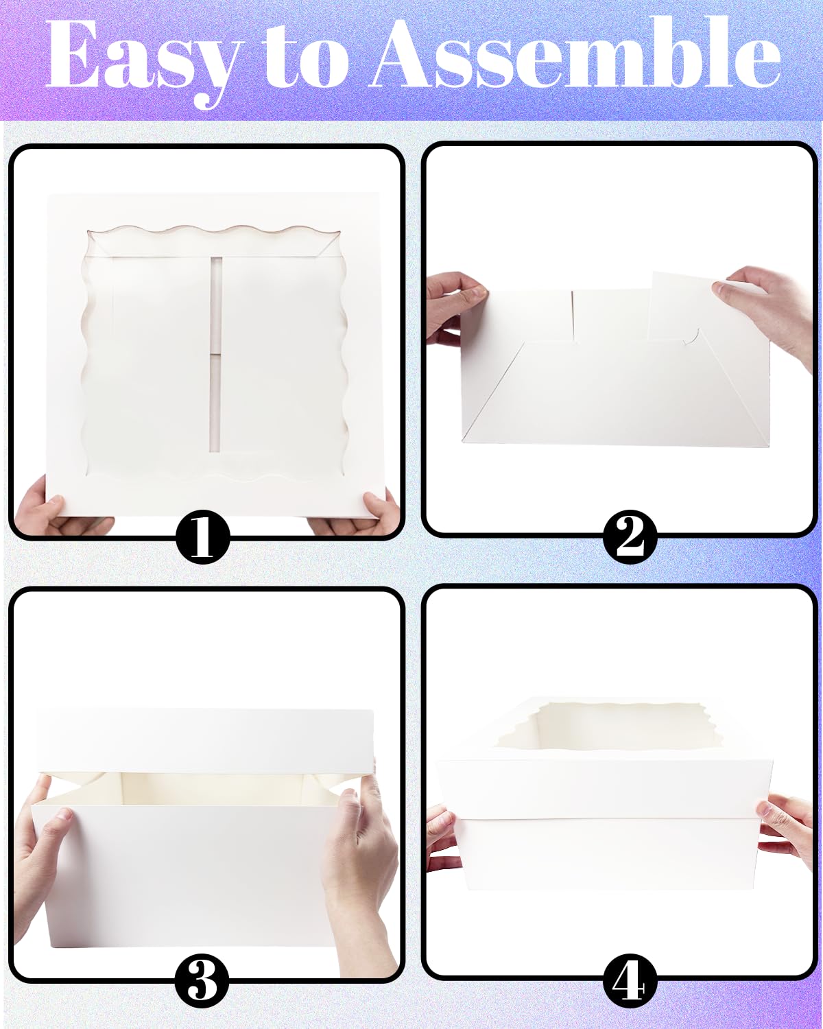 Diseño auto-pop facilita el armado de la caja qiqee