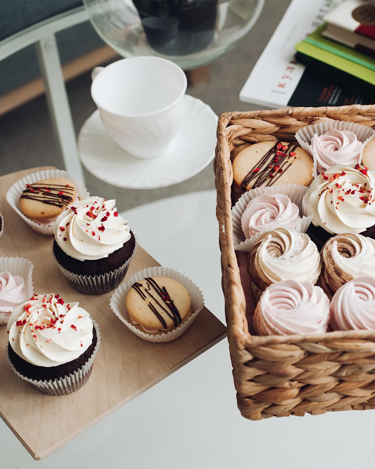 qiqee forros blancos para cupcakes, olor neutro