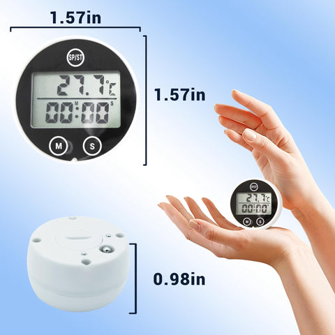 Alarma audible del temporizador para gestión de tiempo.