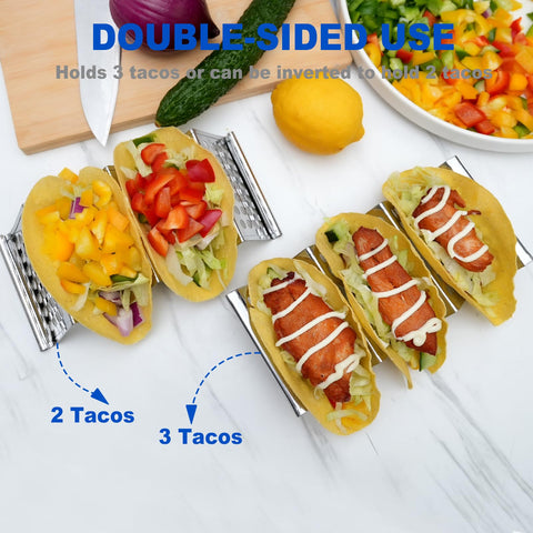 Portatacos Qkendy apto para horno, para hornear o recalentar.