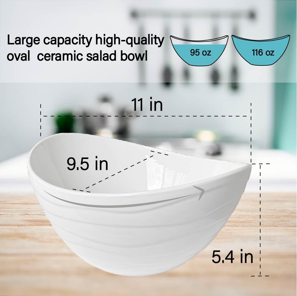 Qlans utensilios de madera para mezclar y servir ensalada.