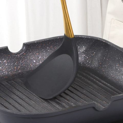 QOBIMOON juego de 6 utensilios color arcoíris para cocina diaria