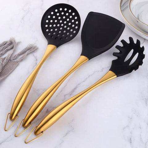 QOBIMOON tenedor para pasta arcoíris para servir y mezclar pasta